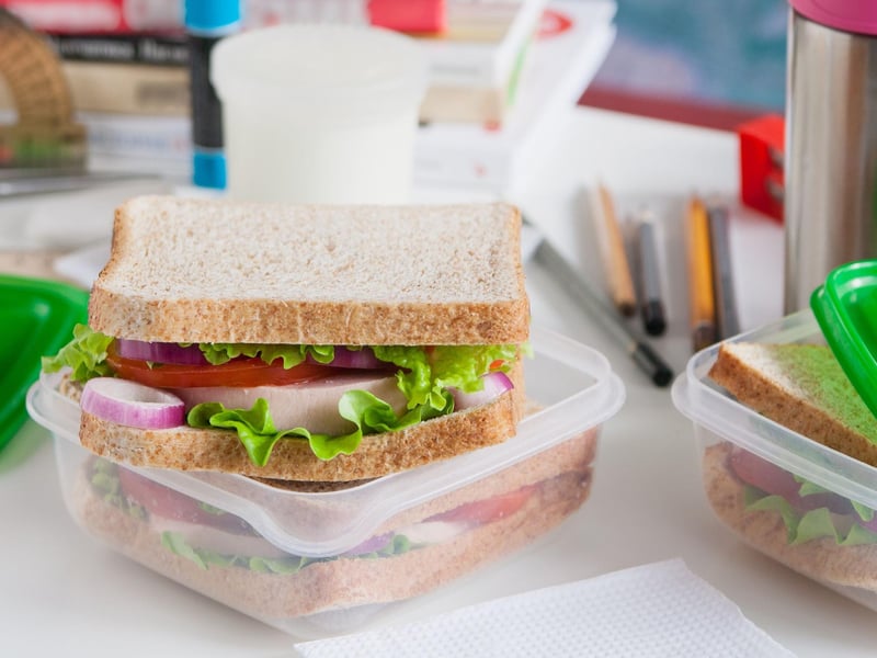 Piece. Meaning: A sandwich. Example: "I’ve got a cheese piece for my lunch."