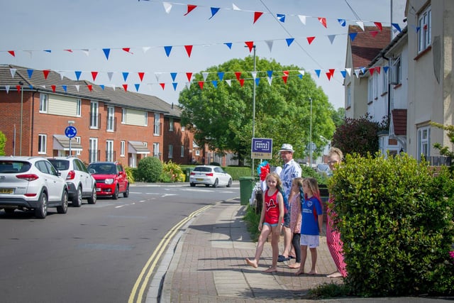 Residents of Peronne Road, Portsmouth, celebrate VE Day 75.