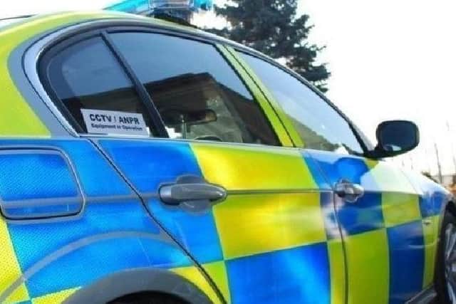 Sheffield Crown Court heard how a drug-driver's partner suffered a broken leg after the defendant had been involved in a crash following a police pursuit.