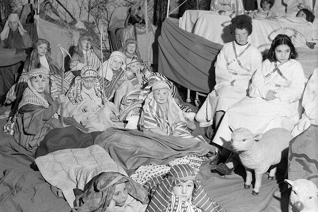 The hospital's nativity from 1965 - can you spot yourself?