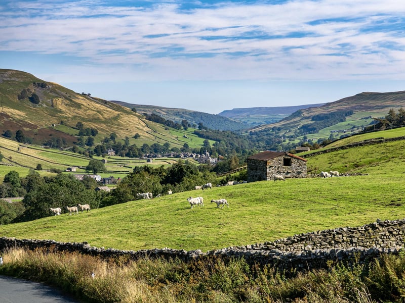 Swaledale is known for its wilder, more remote beauty. The village of Muker is particularly stunning in early summer when the traditional upland hay meadows are in full bloom with thousands of wildflowers.