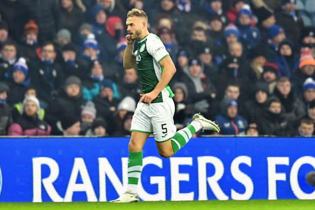 Ryan Porteous of Hibernian is the subject of a bid from Sheffield United's Championship rivals Blackburn Rovers. (Photo by Mark Runnacles/Getty Images)