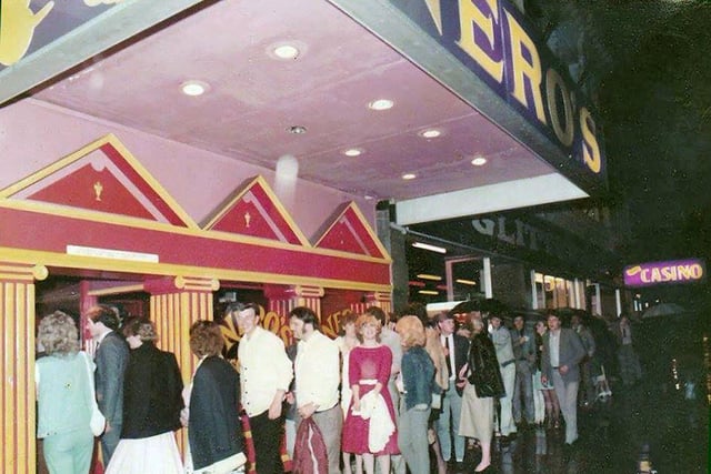 At number four, Nero's. You told us you loved this club in the 1970s. Like many of its counterparts, it was located in South Parade, Southsea. Pictured is one of the club's queues in the 1970s.