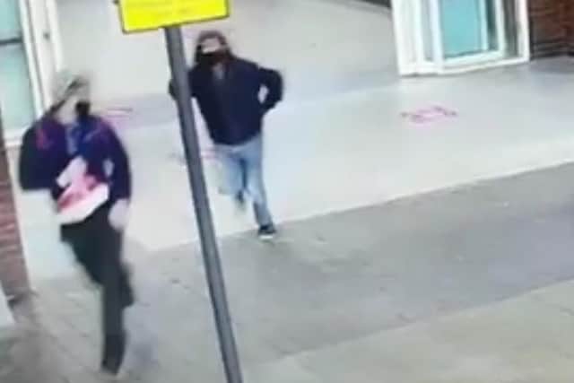 CCTV footage has been released by South Yorkshire Police after a robbery in Rotherham