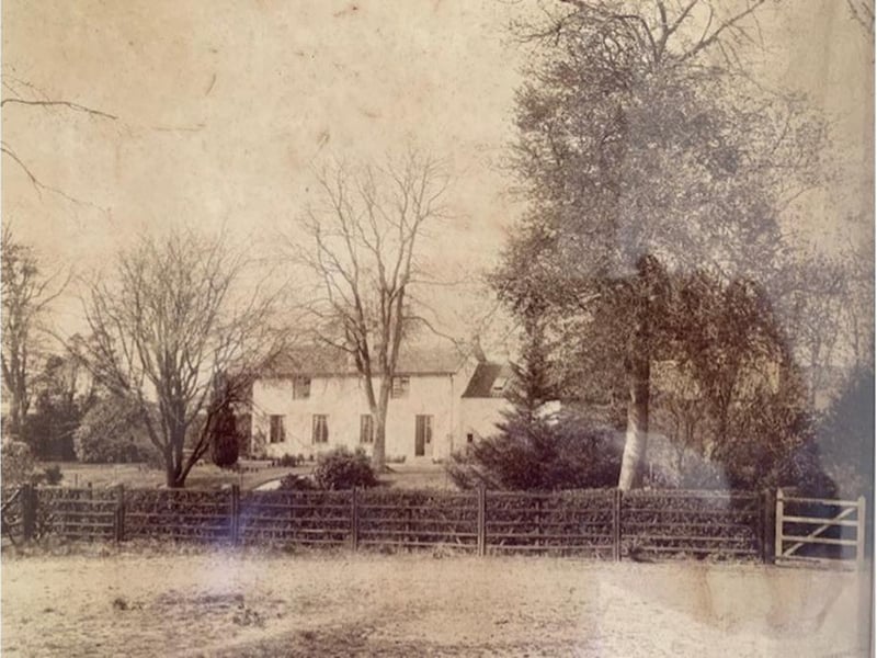 Old photograph of Kilmany House in its prime.