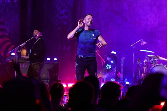 As well as the free two-day immersive experience, Coldplay are also playing a one-off show at Shepherd's Bush Empire raising money for an environmental charity. Photo by: Theo Wargo/Getty Images for SiriusXM