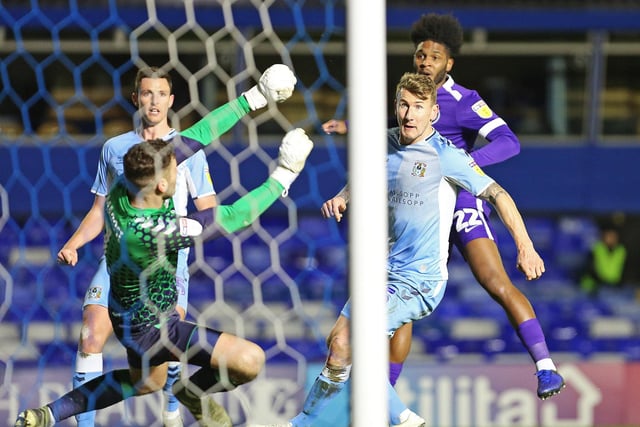 40 appearances for Coventry this term, with 16 clean sheets recorded.