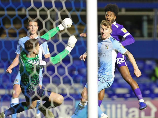 40 appearances for Coventry this term, with 16 clean sheets recorded.