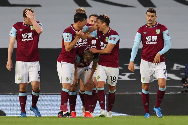 The Clarets picked up 48 yellows but no red cards during the 2020/21 Premier League campaign.