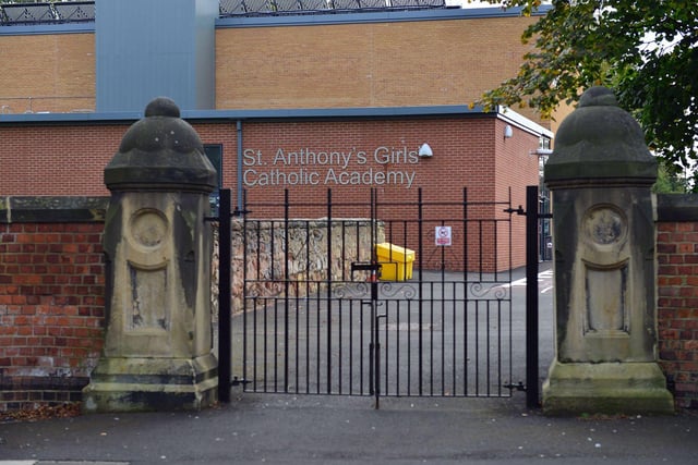 St. Anthony's Girls Catholic Academy on Thornhill Terrace was given an outstanding rating after a full Ofsted report in 2013.