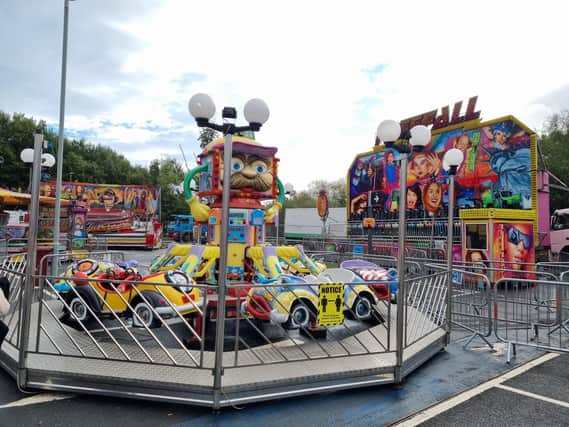 There are rides for adults and children.