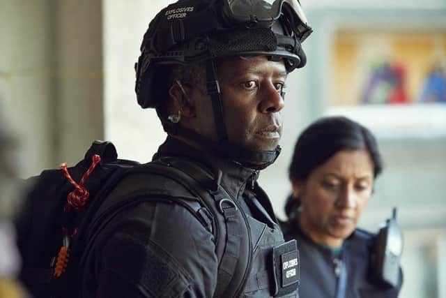 Trigger Point on ITV stars Line of Duty favourite Vicky McClure and Trauma star Adrian Lester. Photo by Ross Ferguson/ITV.