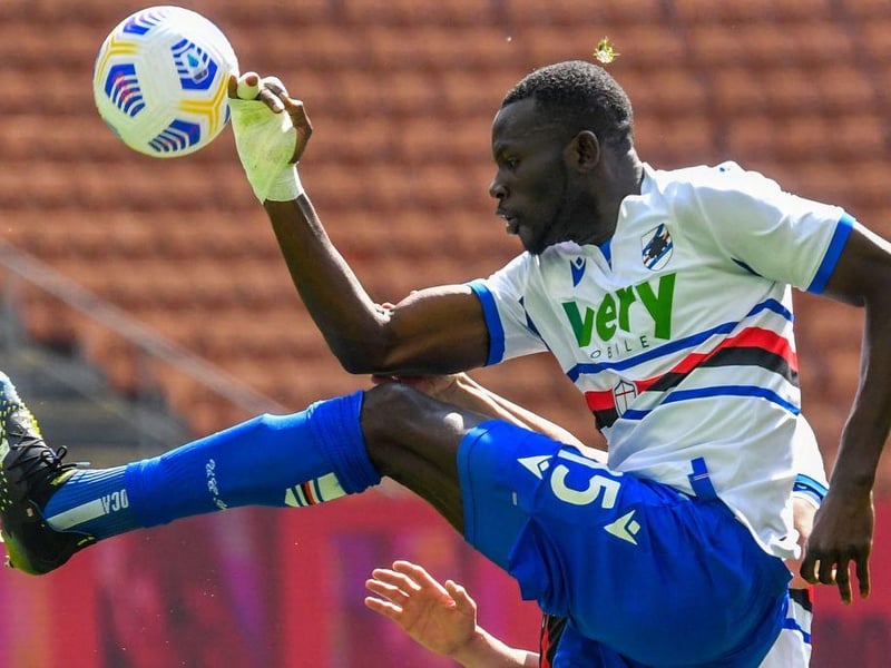 English Premier League duo, Leeds United and Newcastle United are set to battle for Sampdoria defender Omar Colley' signature. (Various)
(Photo by TIZIANA FABI/AFP via Getty Images)