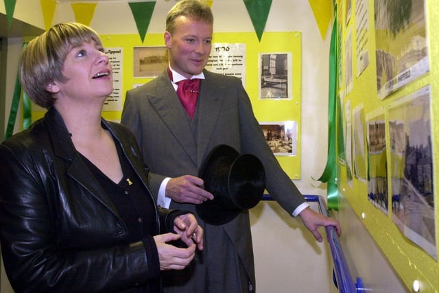 The comedian officially opened an exhibition at Sheffield Children's Hospital in 2001.