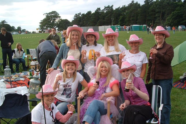 Hen Party revellers at the Essential Eighties night in Clumber Park back in 2005