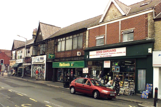 Crookes shopping centre pictured in 1999