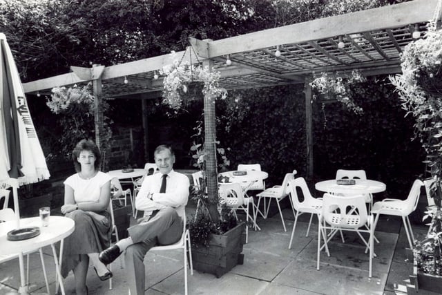 Martin and Karen Brooks of the Sportsman Inn, Wadsley, pictured in 1989