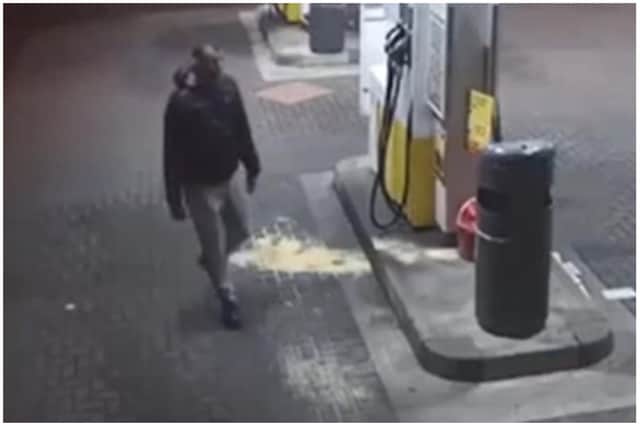 Officers believe the man shown here could help with enquiries into an attempted robbery at the Norwood BP service station on Herries Road, Norwood and are appealing for him, or anyone who recognises him, to get in touch