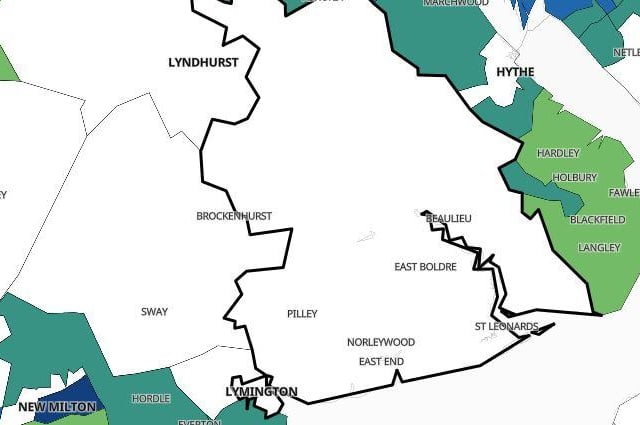 There were fewer than three cases in Lymington Town and Boldre in the seven days to November 23.