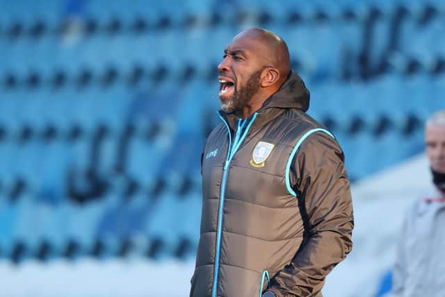 Darren Moore will not be on the bench for Sheffield Wednesday's final home game of the season. (John Clifton / Sportimage)