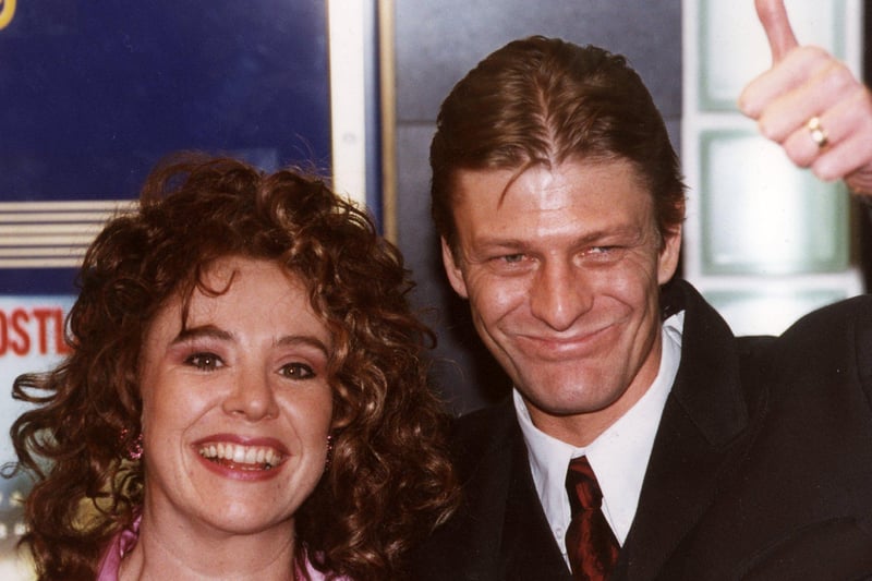 Sean Bean with his then wife Melanie Hill at the world premiere of the film When Saturday Comes at Meadowhall