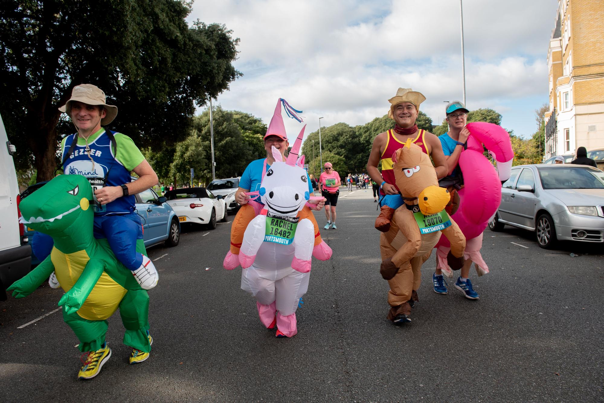 Action from the Great South Run. (201019-287)