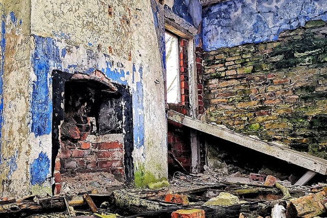 Lost Places & Forgotten Faces images show off the different colours in the building.