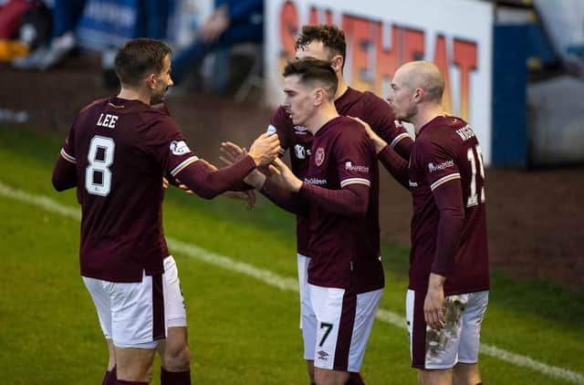 There were a few star performers for Hearts against Morton. Picture: SNS