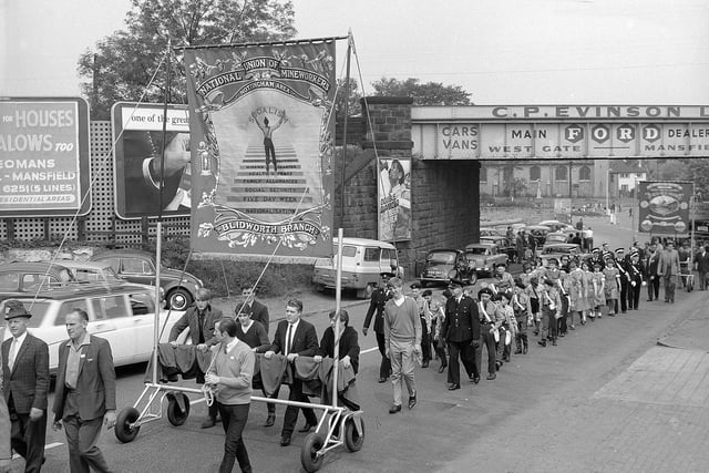 There was a great turn out for the Mansfield Miners Gala in 1965 - do you remember it?