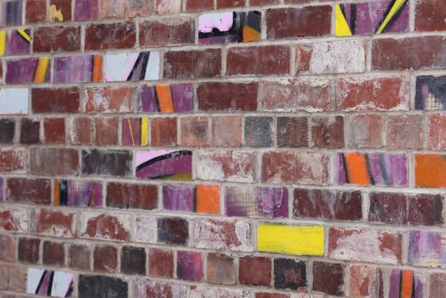 The mosaic effect on the brickwork has already proved popular with selfie-lovers.