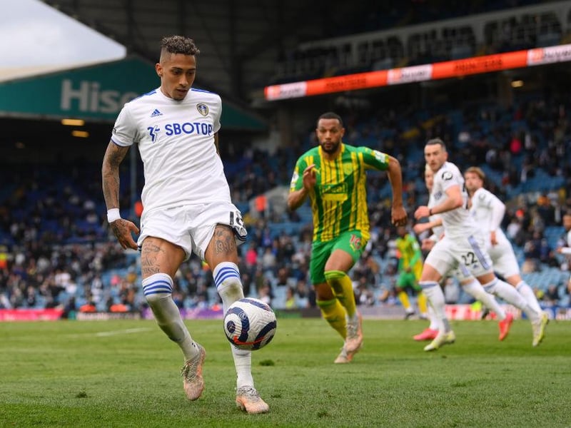 Borussia Dortmund are looking towards Leeds United winger Raphinha as a potential replacement for Jadon Sancho. (Eurosport)
(Photo by Stu Forster/Getty Images)
