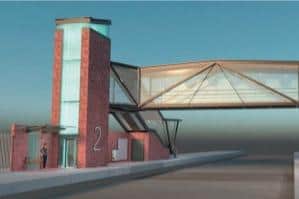 An artists' impression of how the new station could look.