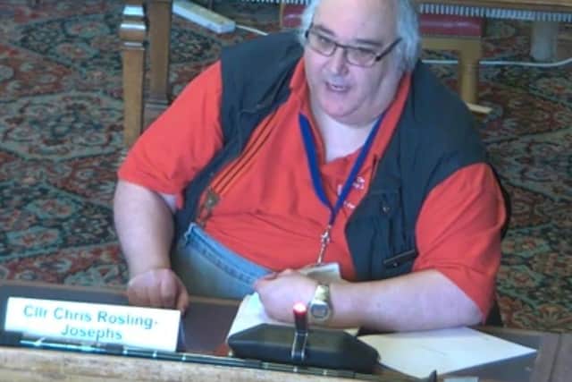 Councillor Chris Rosling-Josephs.