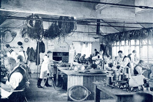 Manufacture of prince's plate - smiths shop, 1902