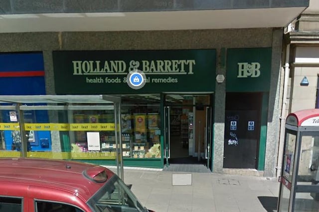 Holland & Barrett remains open with its range of health foods, supplements, foods for people with dietary requirements and vitamins.