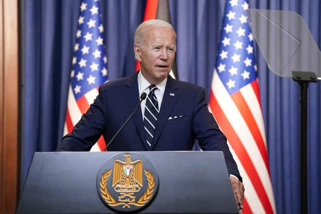US President Joe Biden. Victims want terror groups proscribed in the US