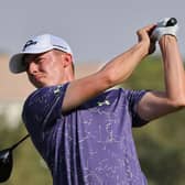 Matt Fitzpatrick competes during the Dubai DP World Tour Championship at Jumeirah Golf Estates in Dubai: GIUSEPPE CACACE/AFP via Getty Images