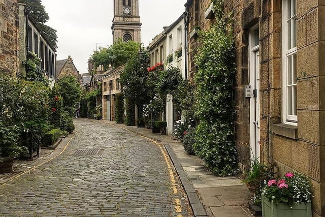 Circus Lane in Edinburgh's Stockbridge area has been dubbed one of Britain's most Instagrammable locations
