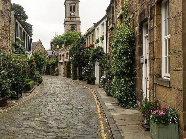 Circus Lane in Edinburgh's Stockbridge area has been dubbed one of Britain's most Instagrammable locations