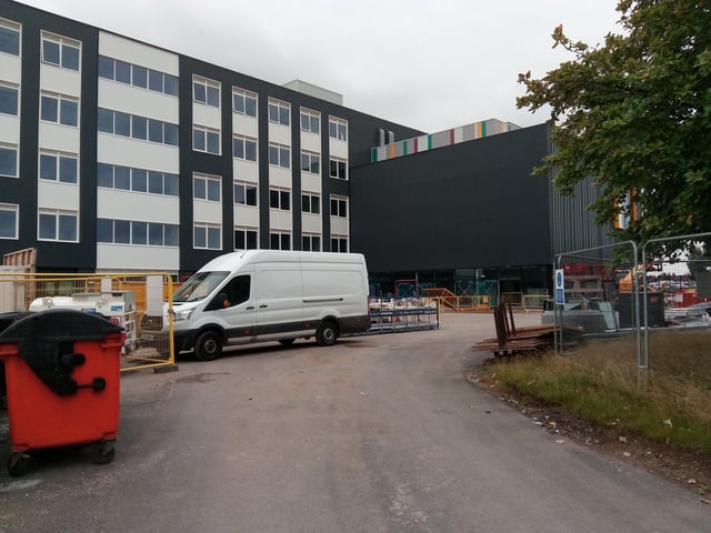 The Unversity Technical College taking shape at Waterdale, Doncaster