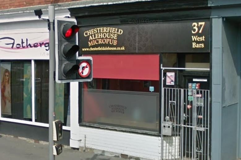 The Chesterfield Alehouse, on West Bars, was a finalist in the pub of the year contest.