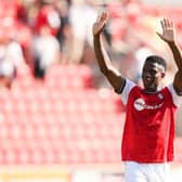 Rotherham United's Chiedozie Ogbene applauds the fans. (Isaac Parkin/PA Wire)
