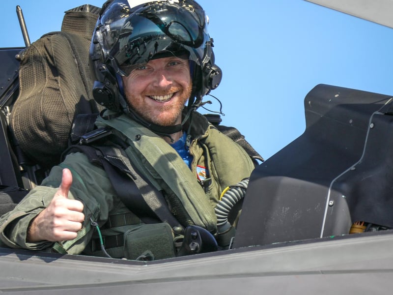 History was made on her deployment to America last year as the first ever F-35B Lightning II jet vertical landing onboard HMS Queen Elizabeth took place in September 2018