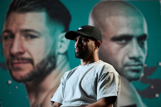 Sheffield's Kid Galahad is stepping up in weight to fight Maxi Hughes: Mark Robinson Matchroom Boxing