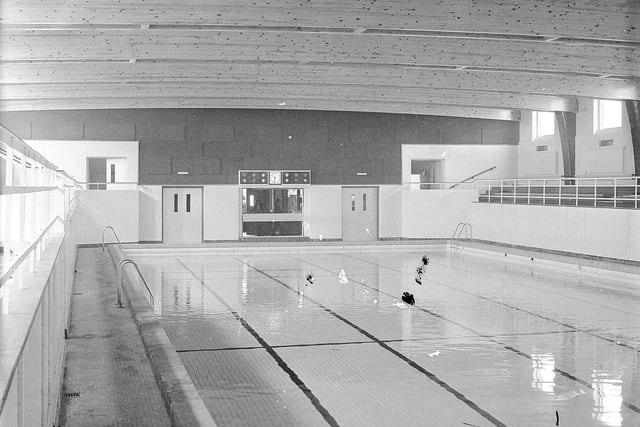 A view of the modernized baths in Newcastle Road, Sunderland in 1972.