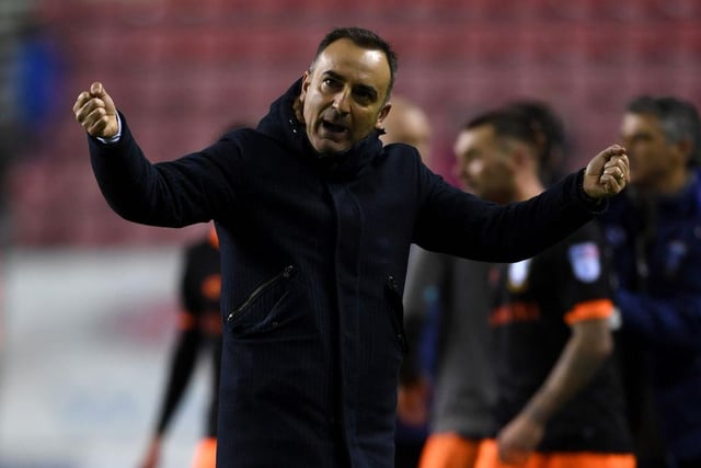 The popular Portuguese spent a lot longer at Wednesday than he normally does at clubs and ended up with a pretty impressive record. Before leaving and ending up at Swansea, Carvalhal registered a win rate of just under 43% with 56 from 131.  (Photo by Gareth Copley/Getty Images)