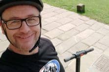 Gordon Riley, head of e-scooter startup Electric England, will present a petition to full council asking for a riding academy to be set up
