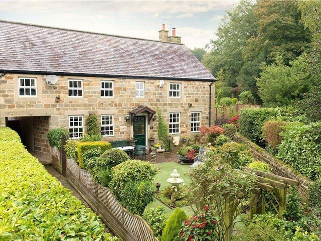 Grosvenor Barn, Home Farm Square, Birstwith, near Harrogate, is described by Knight Frank as an "impressive period barn conversion in a very desirable location".