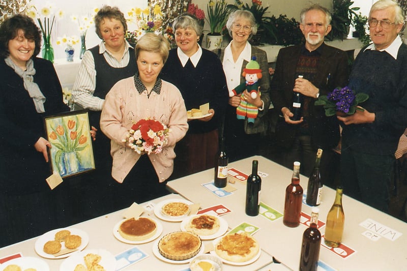 Early 1990s, the judges at Sparrowpit WI's Spring show