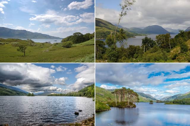 Some of the magical lochside locations used in the Harry Potter films.